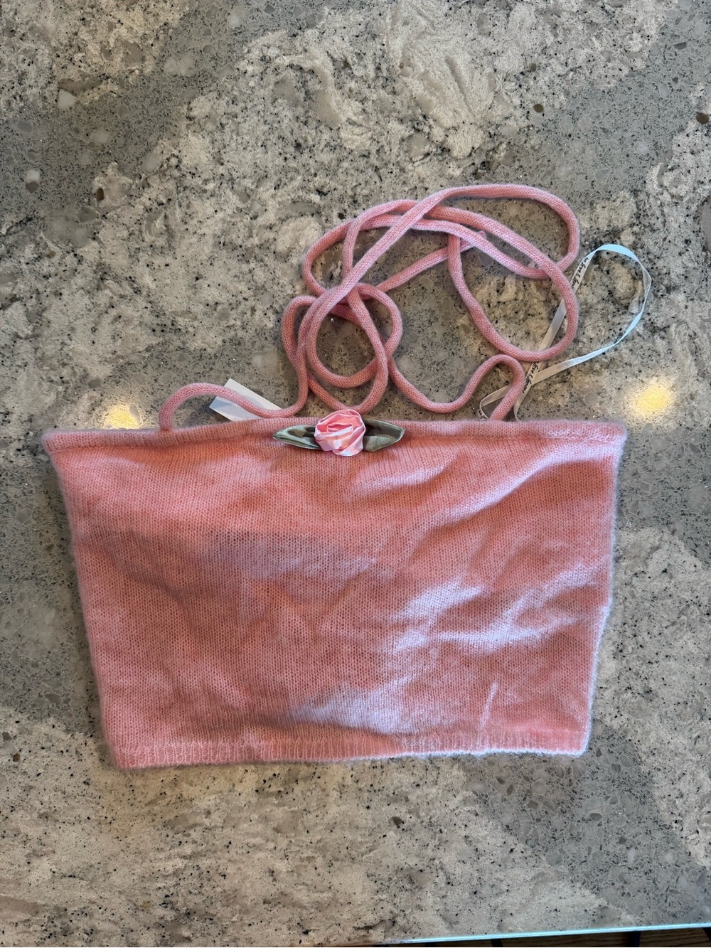 NWT For Love and Lemons Pink Halter